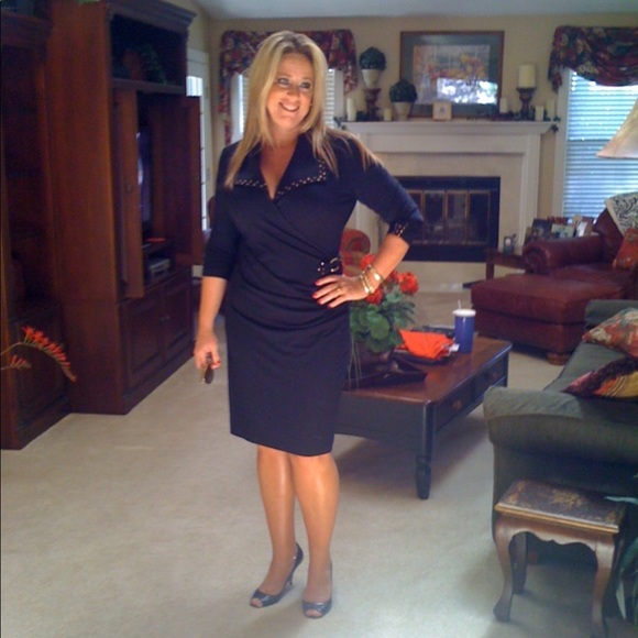 Cache Dressy Black Dress - Picture 6 of 7